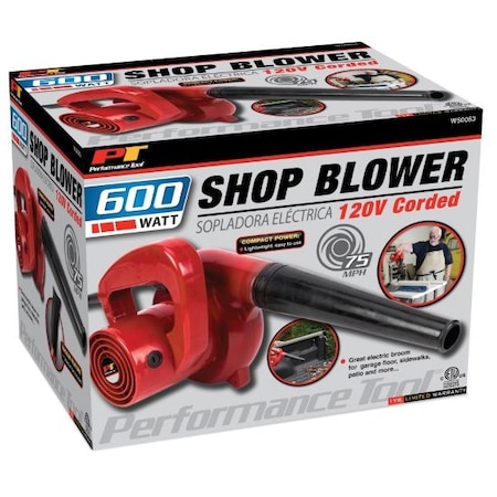 Performance Tool Corded Handheld Garage/Shop Blower W50063